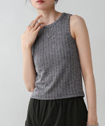 ランダムリブタンクトップ