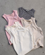 ランダムリブタンクトップ