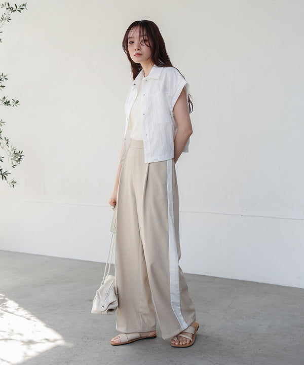 ランダムリブタンクトップ