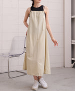 ストラップデザインキャミワンピース