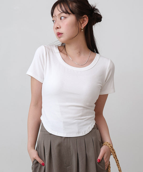 ラウンドヘムベーシックＴシャツ