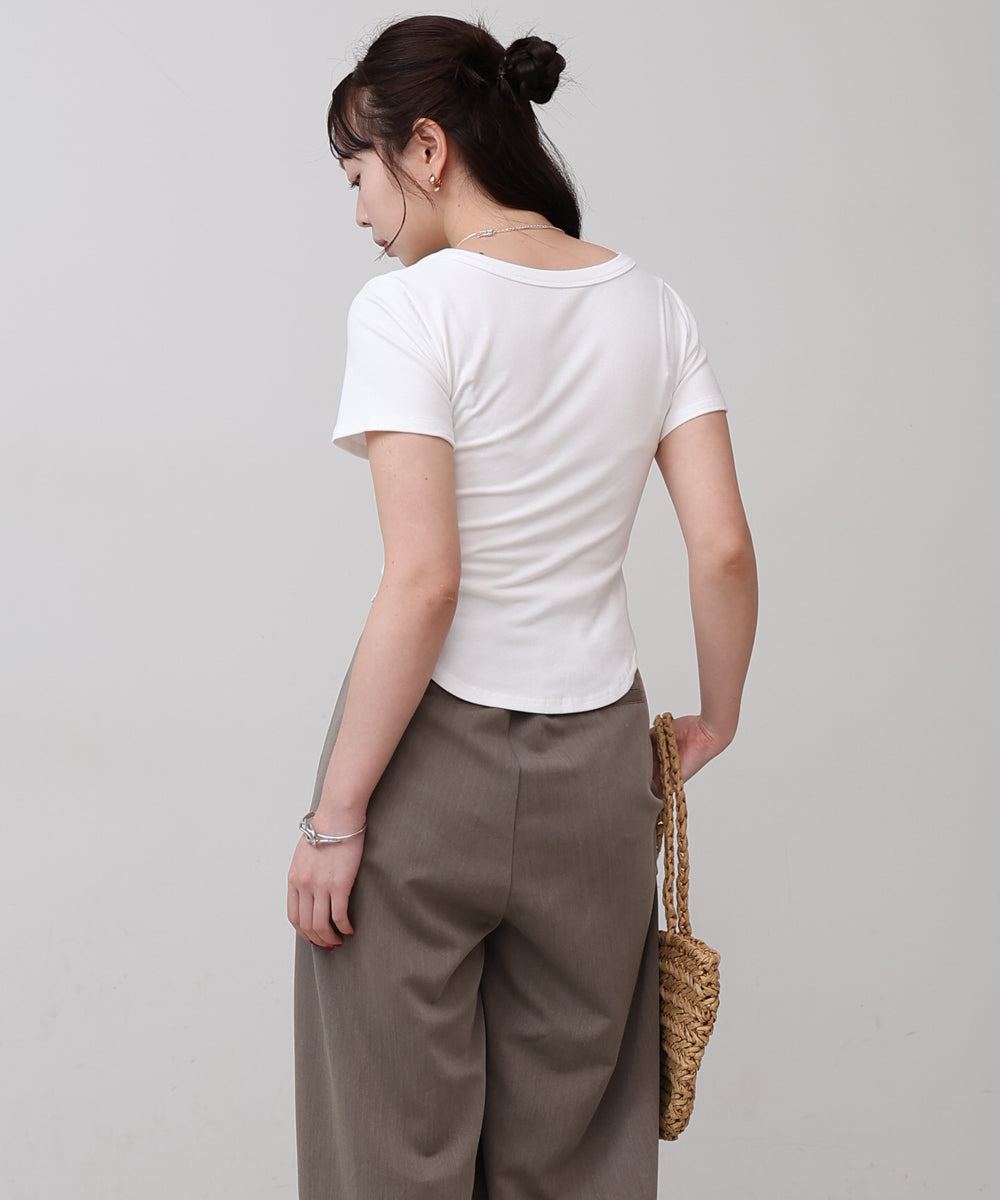 ラウンドヘムベーシックＴシャツ