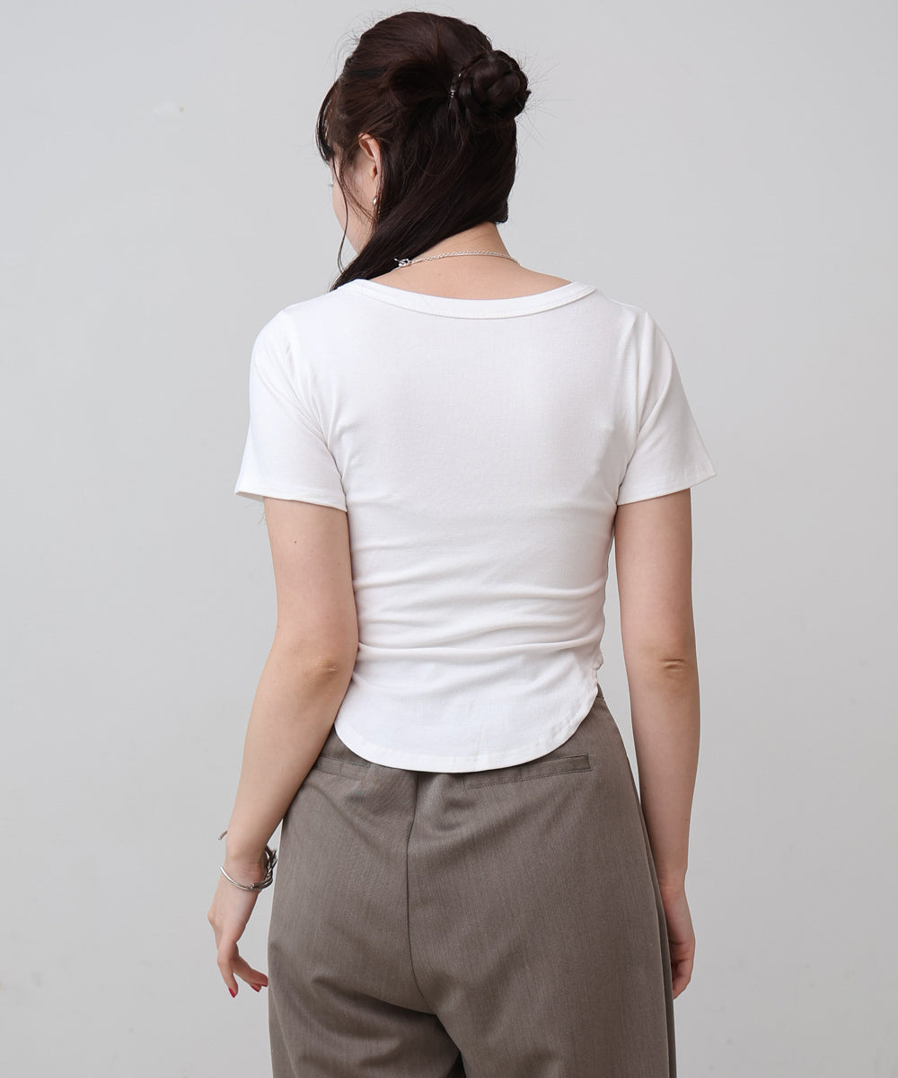 ラウンドヘムベーシックＴシャツ