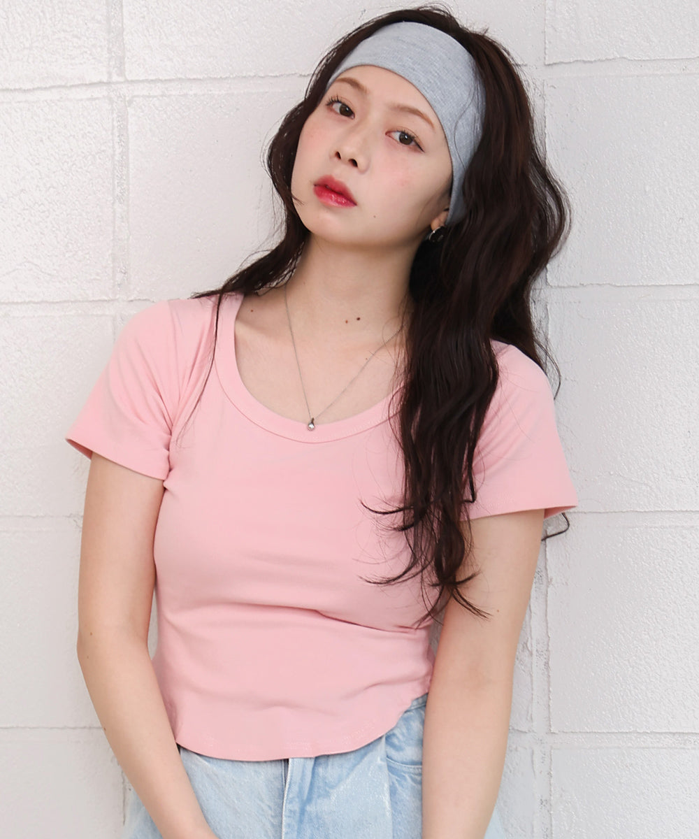 ラウンドヘムベーシックＴシャツ