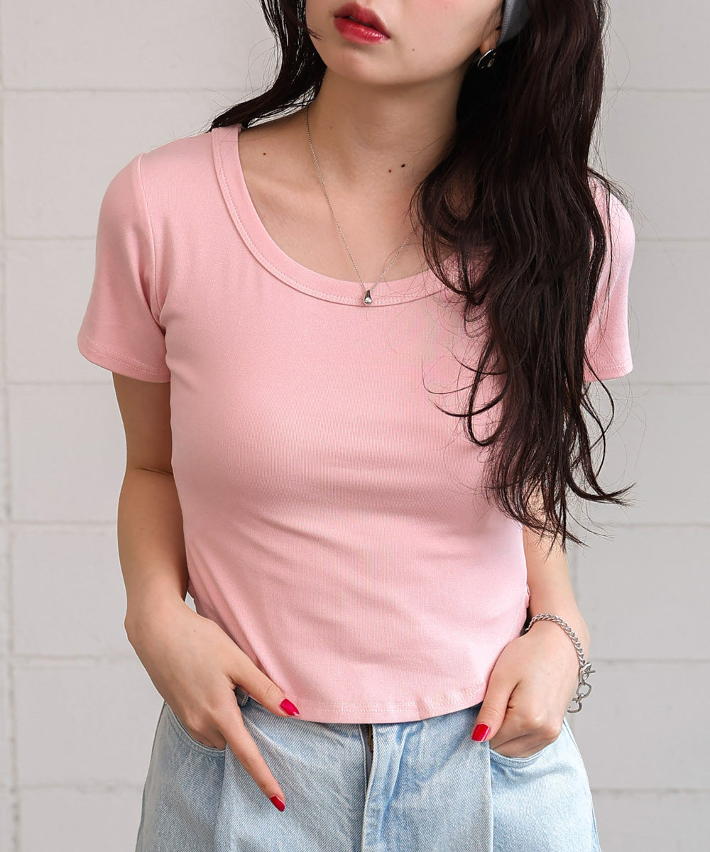ラウンドヘムベーシックＴシャツ