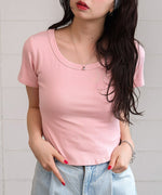ラウンドヘムベーシックＴシャツ