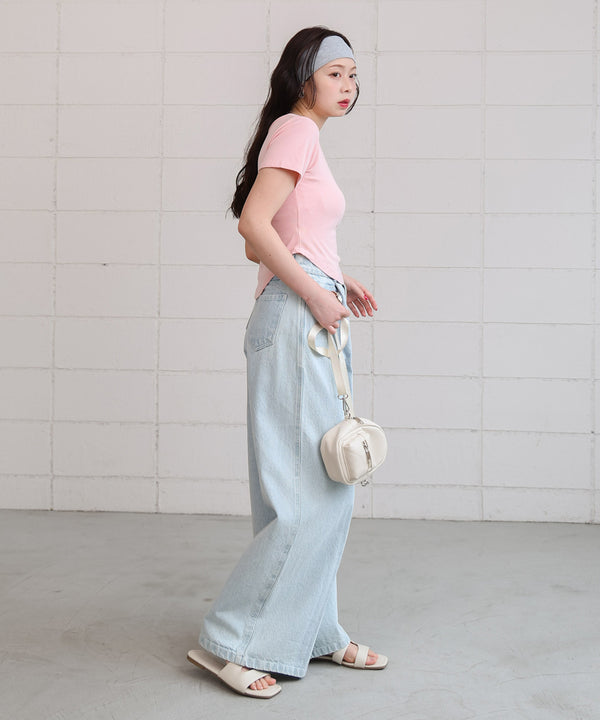 ラウンドヘムベーシックＴシャツ