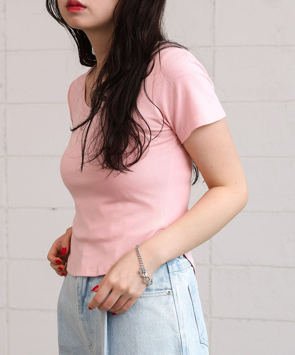 ラウンドヘムベーシックＴシャツ