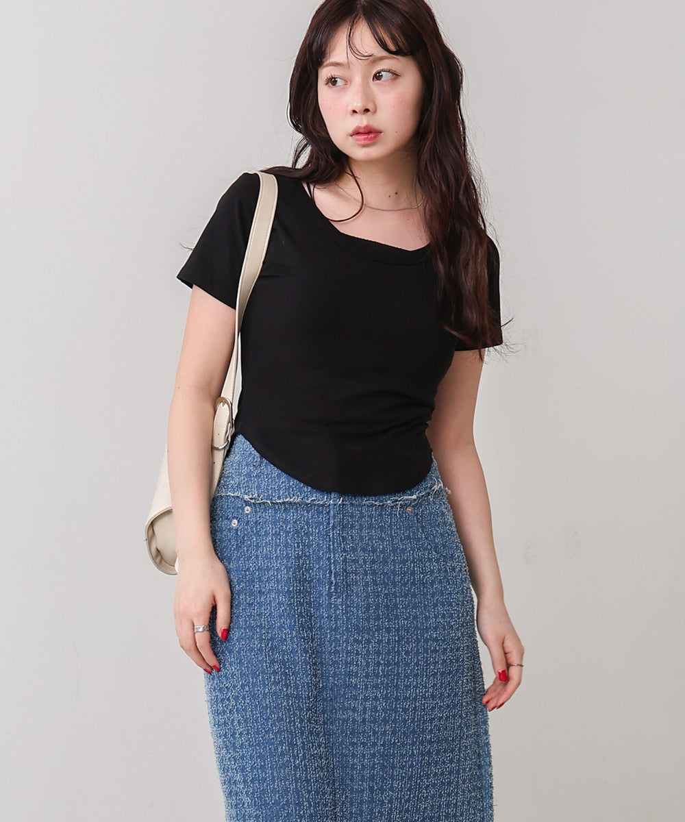 ラウンドヘムベーシックＴシャツ