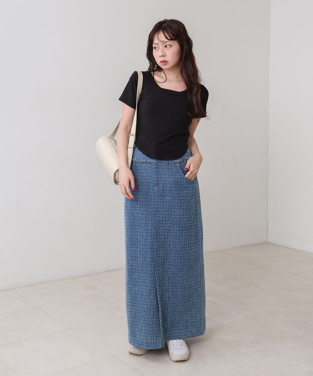 ラウンドヘムベーシックＴシャツ