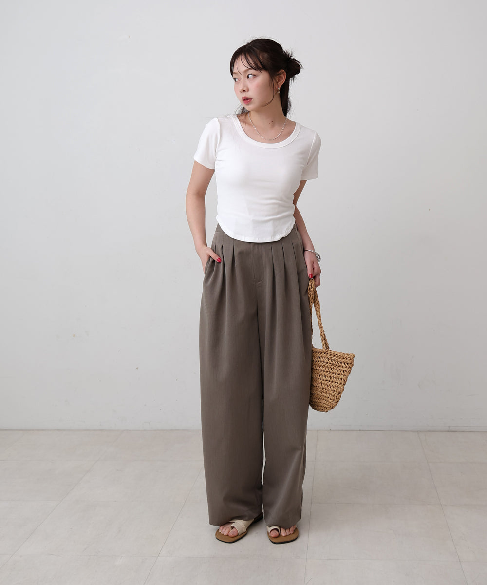 ラウンドヘムベーシックＴシャツ