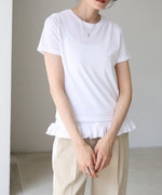 ペプラムバルーンヘムキャミセットＴシャツ