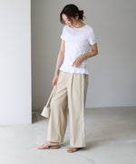 ペプラムバルーンヘムキャミセットＴシャツ