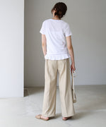 ペプラムバルーンヘムキャミセットＴシャツ