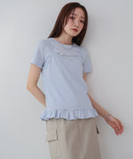 ペプラムバルーンヘムキャミセットＴシャツ