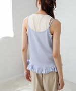 ペプラムバルーンヘムキャミセットＴシャツ