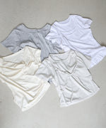 ペプラムバルーンヘムキャミセットＴシャツ