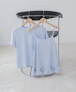 ペプラムバルーンヘムキャミセットＴシャツ