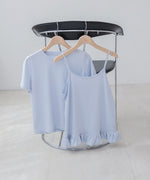 ペプラムバルーンヘムキャミセットＴシャツ
