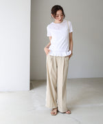 ペプラムバルーンヘムキャミセットＴシャツ