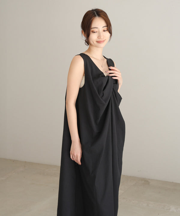 フロントねじりワンピース