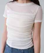 ドレープニットトップス