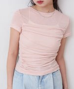 ドレープニットトップス