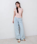 ドレープニットトップス