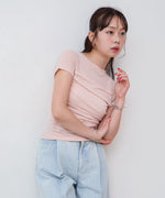 ドレープニットトップス