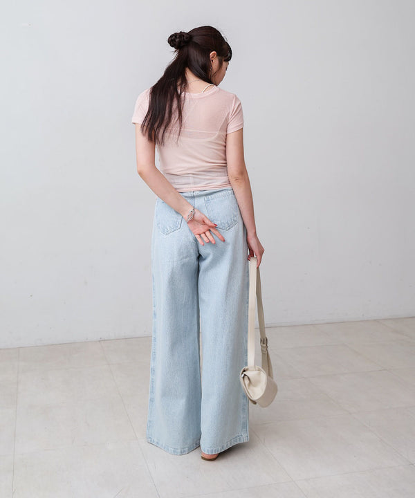 ドレープニットトップス