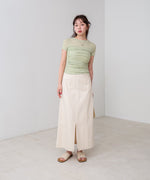 ドレープニットトップス