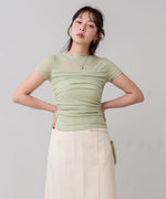 ドレープニットトップス