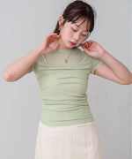 ドレープニットトップス