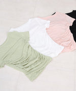 ドレープニットトップス