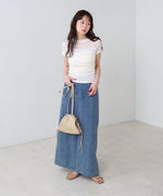 ドレープニットトップス