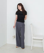 ドレープニットトップス