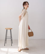 リボンサテンキャミワンピース