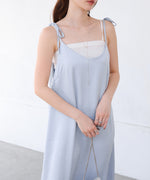 リボンサテンキャミワンピース