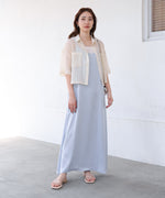 リボンサテンキャミワンピース