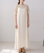 リボンサテンキャミワンピース