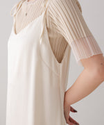 リボンサテンキャミワンピース