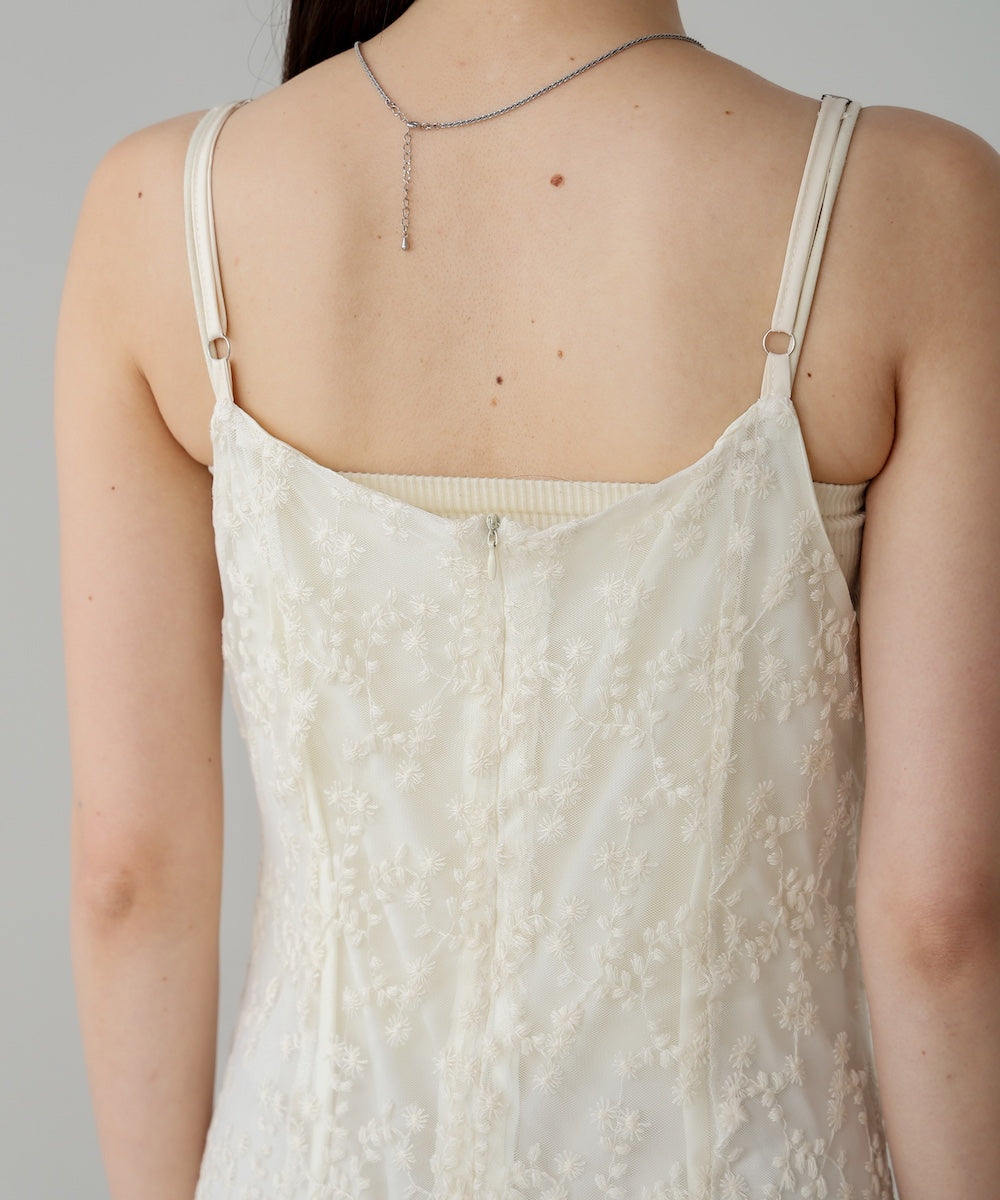 レースキャミワンピース