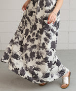 アートフラワー柄キャミワンピース