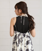 アートフラワー柄キャミワンピース