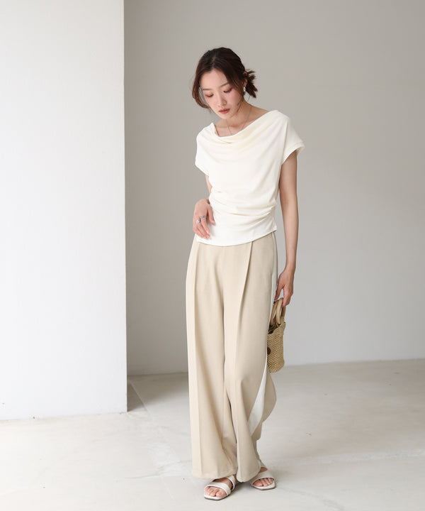 ドレープコンパクトトップス