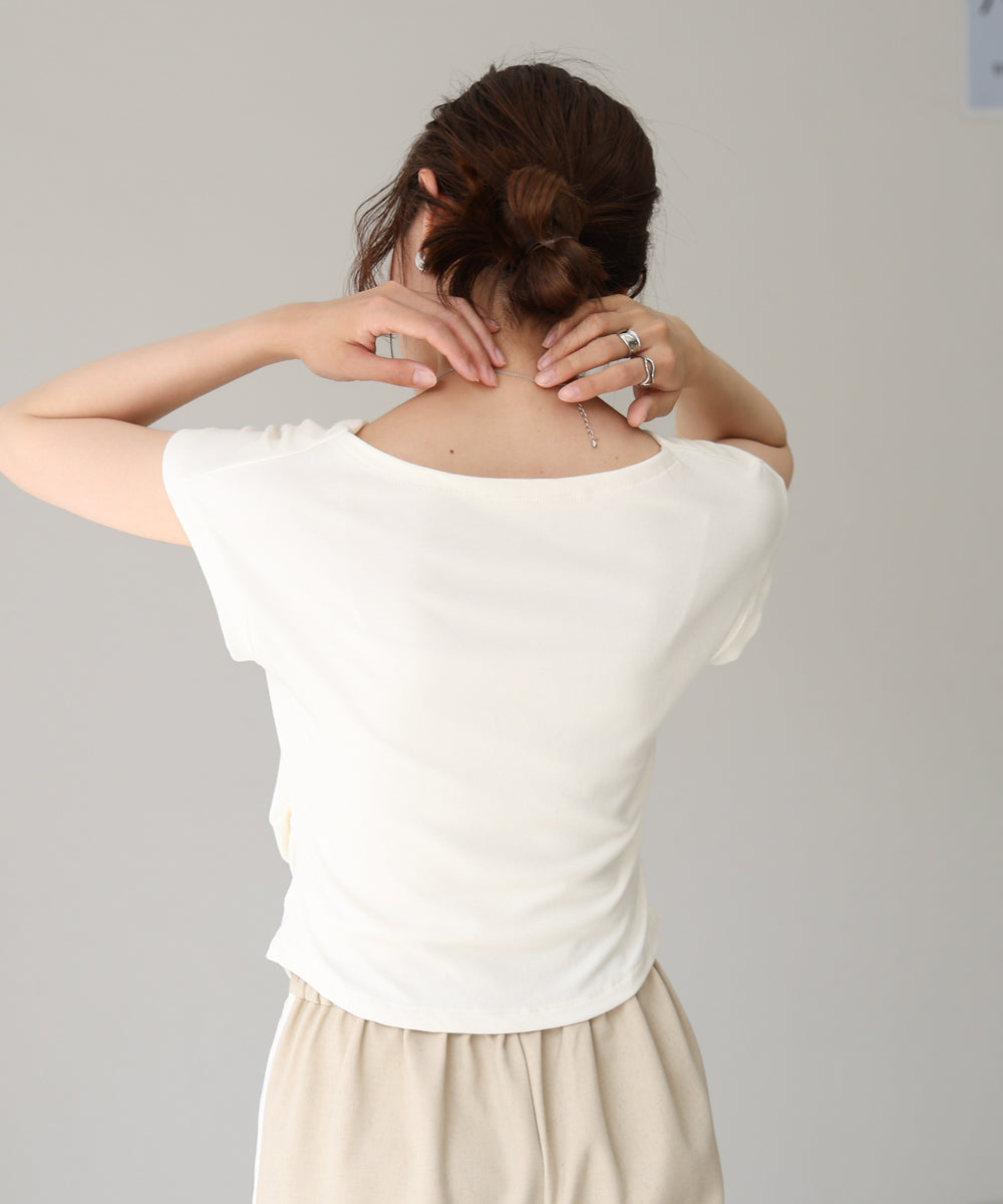 ドレープコンパクトトップス