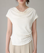 ドレープコンパクトトップス