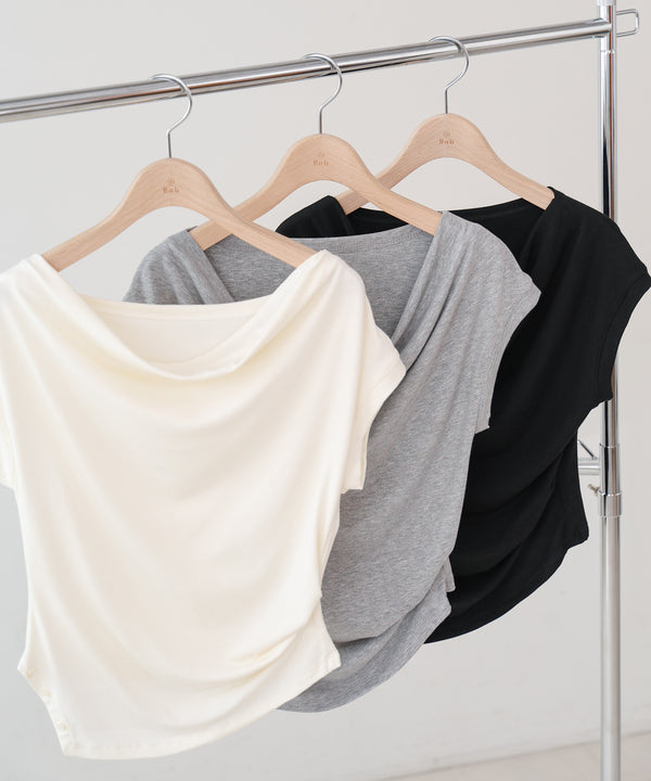 ドレープコンパクトトップス