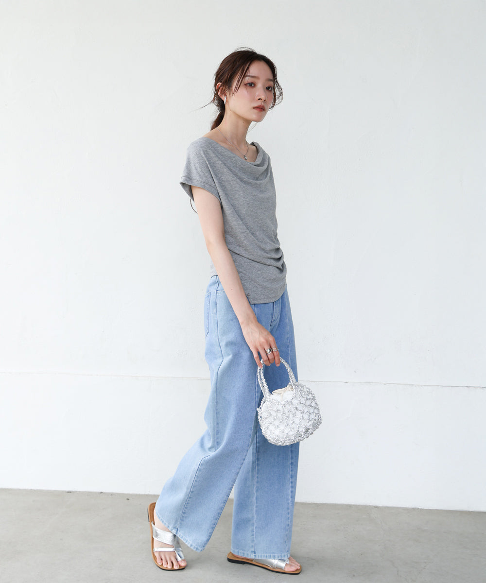 ドレープコンパクトトップス