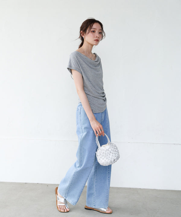 ドレープコンパクトトップス